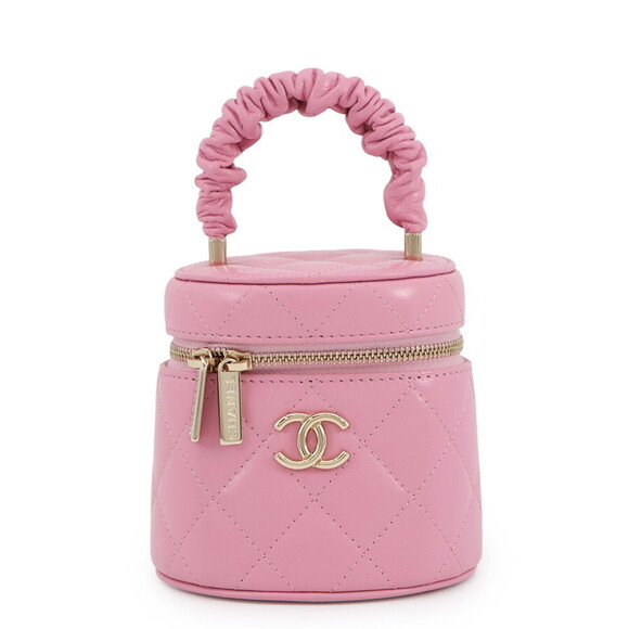 CHANEL Handbags - Chanel Vanity Bag, Coco Mark, Matelassé, Lambskin, AP2730, CHANEL Handbag, Po...